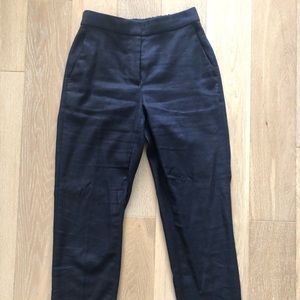 J Crew Women’s Easy Pant in Stretch Linen size 0